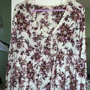 floral blouse